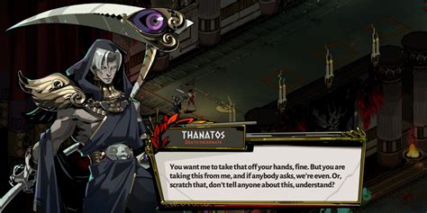 hades how to romance thanatos.